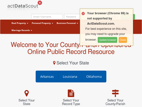 'actdatascout.com' screenshot