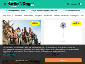 'actievandedag.nl' screenshot