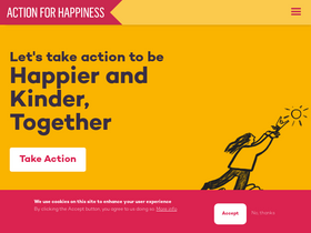 'actionforhappiness.org' screenshot