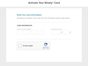 'activatewisely.com' screenshot