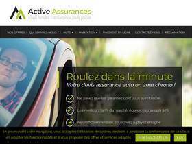 'activeassurances.fr' screenshot
