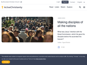 'activechristianity.org' screenshot