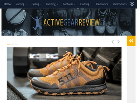 'activegearreview.com' screenshot
