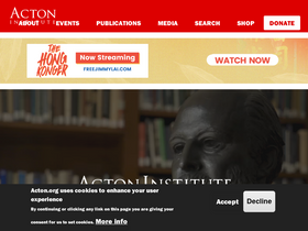 'acton.org' screenshot