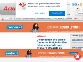 'actusoins.com' screenshot