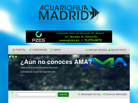 'acuariofiliamadrid.org' screenshot