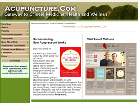 'acupuncture.com' screenshot