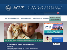 'acvs.org' screenshot