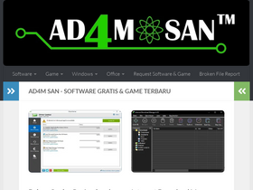 'ad4msan.com' screenshot