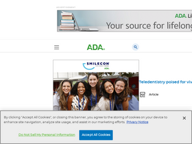 'ada.org' screenshot