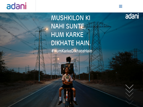 'adani.com' screenshot