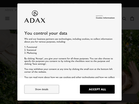 'adaxshop.com' screenshot