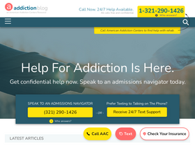 'addictionblog.org' screenshot