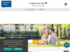 'addictionhelper.com' screenshot