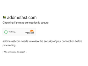 'addmefast.com' screenshot