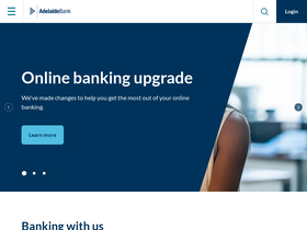 'adelaidebank.com.au' screenshot