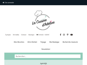 'adeline-cuisine.fr' screenshot