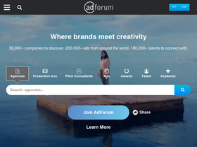 'adforum.com' screenshot