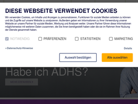 'adhs-ratgeber.com' screenshot