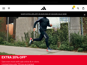 'adidas.com.au' screenshot