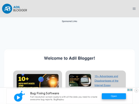 'adilblogger.com' screenshot