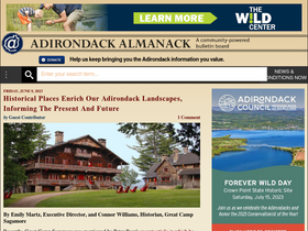 'adirondackalmanack.com' screenshot