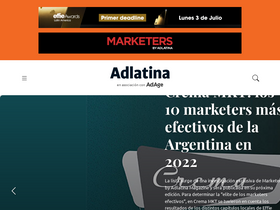 'adlatina.com' screenshot