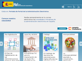 'administracionelectronica.gob.es' screenshot