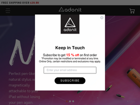 'adonit.net' screenshot