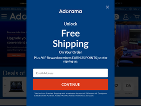 'adorama.com' screenshot
