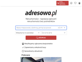 'adresowo.pl' screenshot