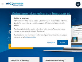 'adrformacion.com' screenshot