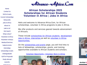 'advance-africa.com' screenshot