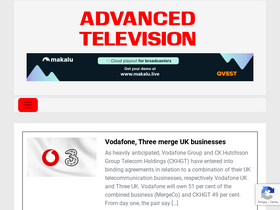 'advanced-television.com' screenshot