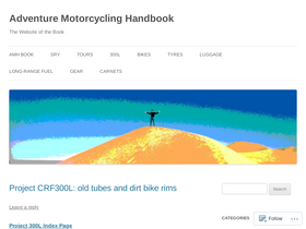 'adventure-motorcycling.com' screenshot