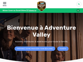 'adventure-valley.be' screenshot
