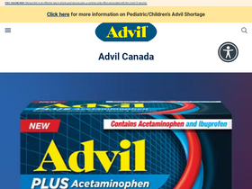 'advil.ca' screenshot