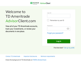 'advisorclient.com' screenshot