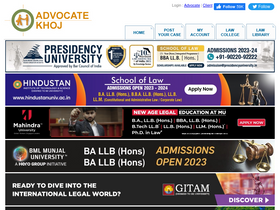 'advocatekhoj.com' screenshot