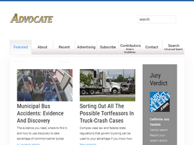 'advocatemagazine.com' screenshot