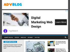 'adyblog.com' screenshot