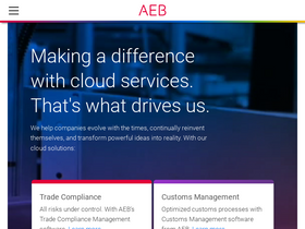'aeb.com' screenshot