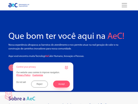 'aec.com.br' screenshot