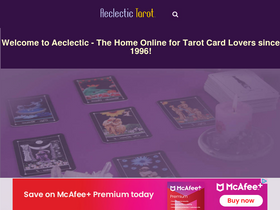 'aeclectic.net' screenshot