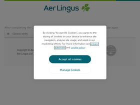 'aerlingus.com' screenshot
