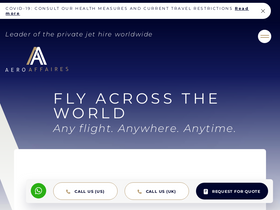 'aeroaffaires.com' screenshot