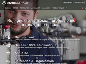 'aerocontact.com' screenshot