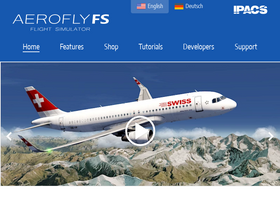 'aerofly.com' screenshot