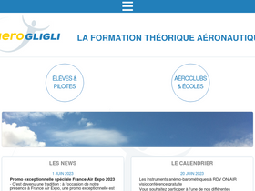 'aerogligli.fr' screenshot