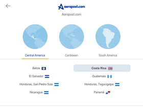'aeropost.com' screenshot
